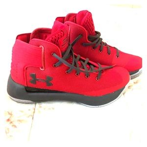 Boys Under Armour Stephen Curry 3Zero Sneaker, Red